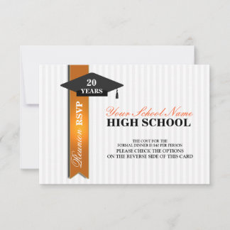 Invitación Reunión de clase secundaria RSVP