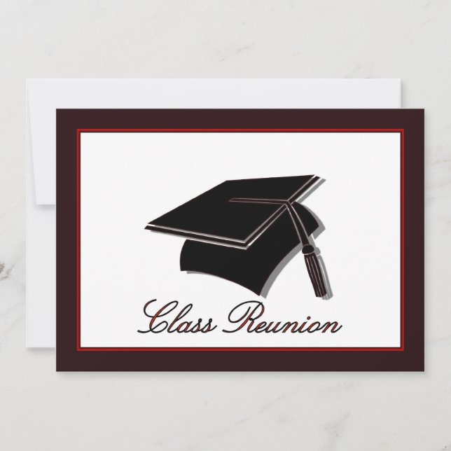 Invitación Reunión de clases Reunión escolar Educación secund (Anverso)