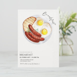 Invitación Reunión de desayuno de negocios chic