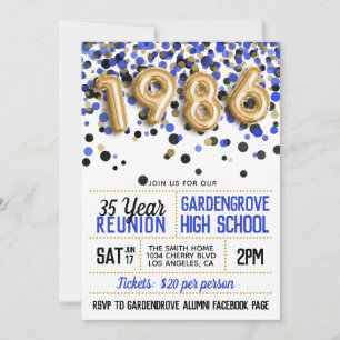 Invitación Reunión de Escuela Secundaria y Universidad de 198