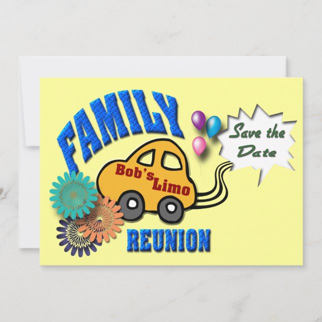 Invitación Reunión de familia (Anverso)
