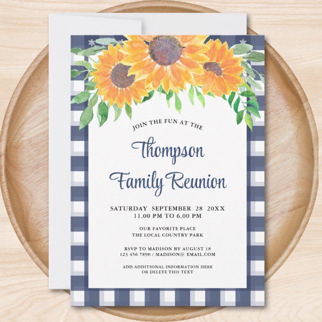 Invitación Reunión de familia floral (Subido por el creador)