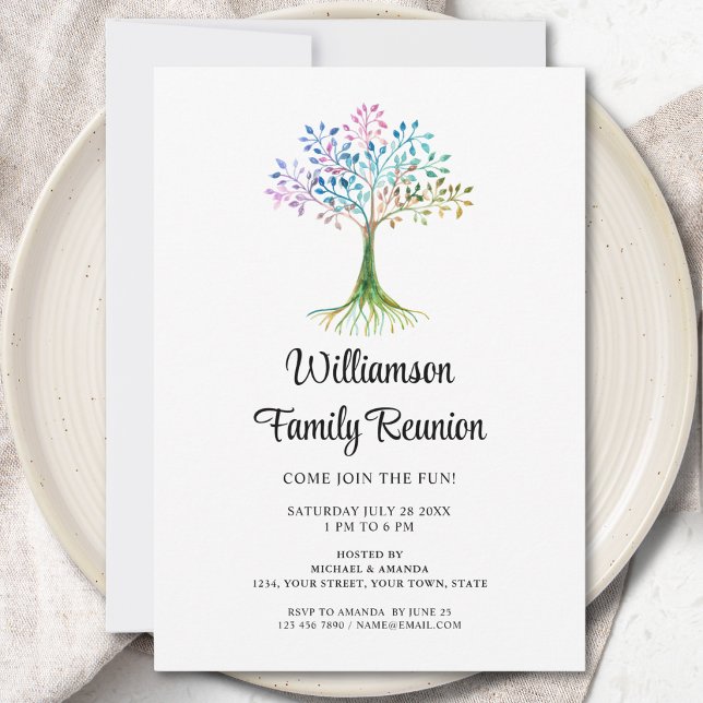 Invitación Reunión de Familia Moderna (Subido por el creador)