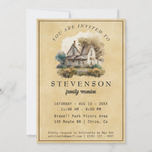 Invitación Reunión de familia rusa