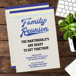 Invitación Reunión de familia rusa vintage