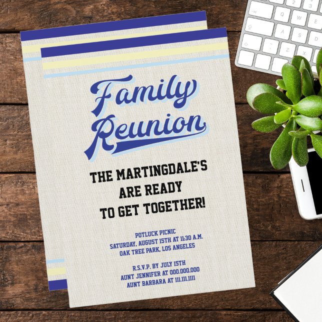 Invitación Reunión de familia rusa vintage (Subido por el creador)