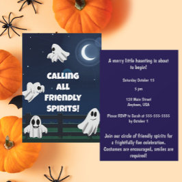 Invitación Reunión de fantasmas caprichosos