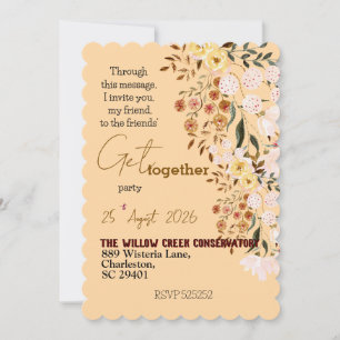 Invitación Reunión de Flores