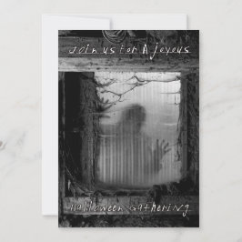 Invitación reunión de Halloween de alegría