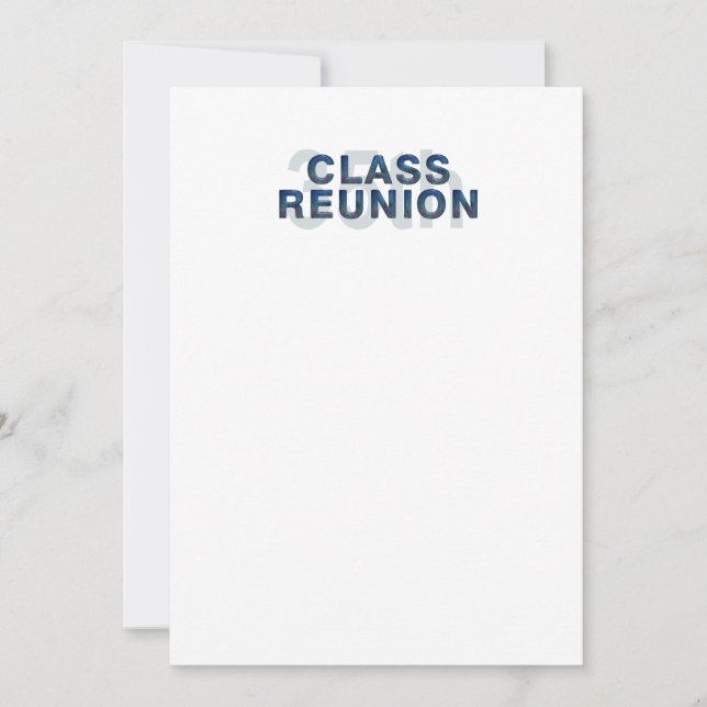 Invitación Reunión de la 35ª clase TEE (Anverso)