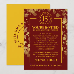 Invitación Reunión de la Escuela Roja y de Oro