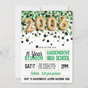 Invitación Reunión de la Escuela Secundaria de 2006