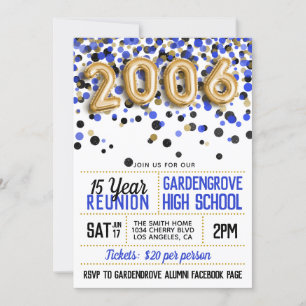 Invitación Reunión de la Escuela Secundaria de 2006