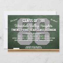 Reunión de la escuela secundaria personalizado Gre