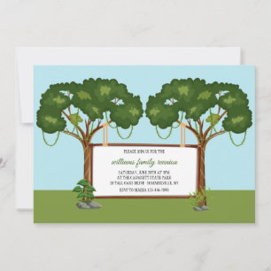 Invitación Reunión de la Familia Árboles