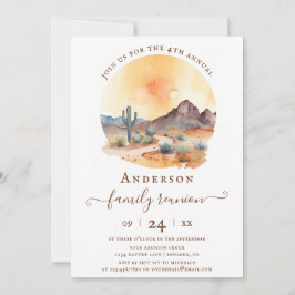 Invitación Reunión de la familia Cactus y el desierto del Sur