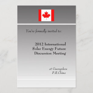 Invitación reunión de negocios internacional profesional