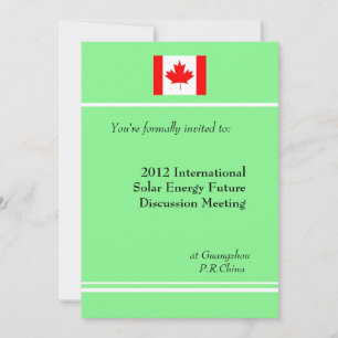 Invitación Reunión de negocios internacional profesional