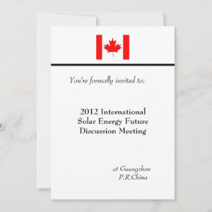 Invitación Reunión de negocios internacional profesional