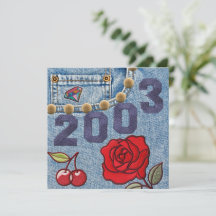 Reunión de Parche de Denim Vintage 2003