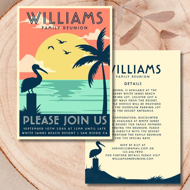 Invitación Reunión de Verano de Playa de Verano de Reunión Fa (Subido por el creador)