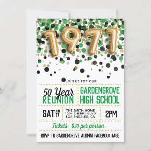 Invitación Reunión del Colegio Superior de 1971