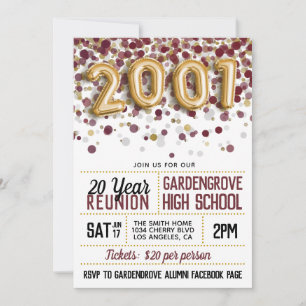 Invitación Reunión del Colegio Superior de 2001