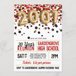 Invitación Reunión del Colegio Superior de 2001