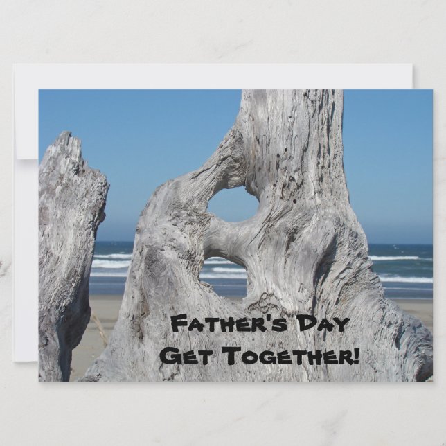 Invitación Reunión del Día del Padre ¡Invitaciones! Océano Az (Anverso)