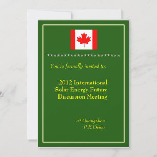 Invitación Reunión empresarial internacional y profesional