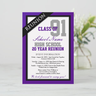 Invitación Reunión escolar formal de secundaria