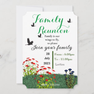 Invitación Reunión familiar
