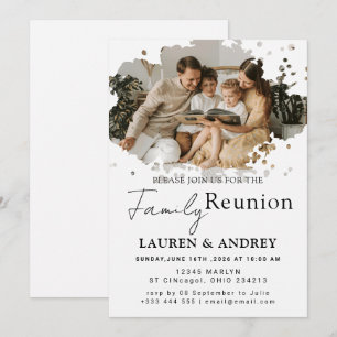 Invitación Reunión Familiar con Escritura Moderna