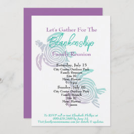 Invitación Reunión familiar: Concurso de arte tribal de dos d