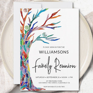 Invitación Reunión familiar de árbol familiar