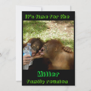 Invitación Reunión familiar de buenos tiempos divertida