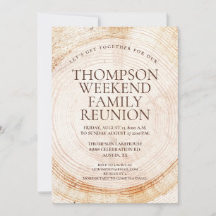 Invitación Reunión familiar de fin de semana en Lakehouse