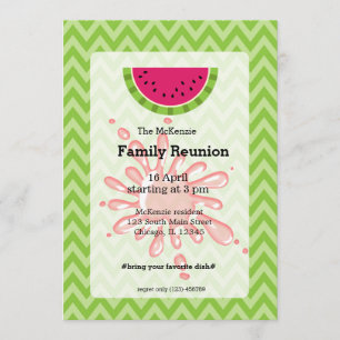 Invitación Reunión familiar de la sandía