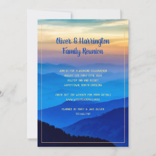 Invitación Reunión familiar de las montañas de la cordillera