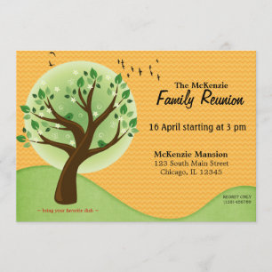 Invitación Reunión familiar de primavera