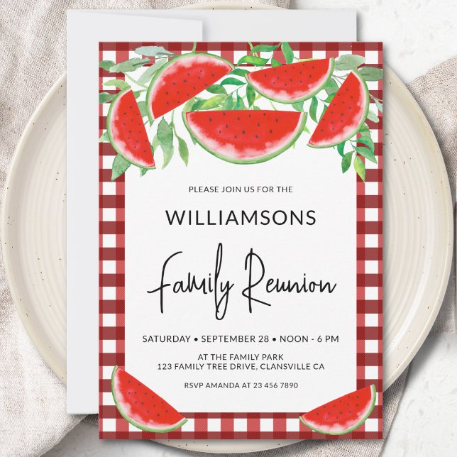 Invitación Reunión Familiar de Sandías de Verano (Subido por el creador)