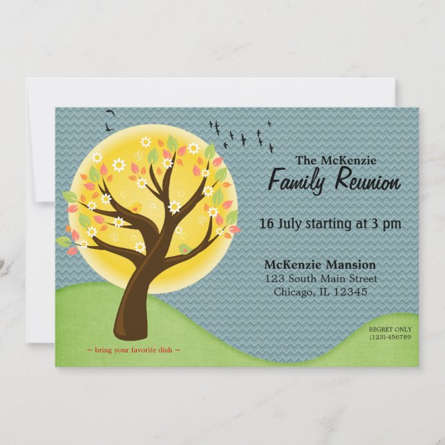 Invitación Reunión Familiar de Verano (Anverso)