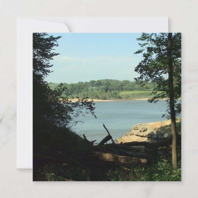 Invitación Reunión familiar del lago Coralville invita (Anverso)