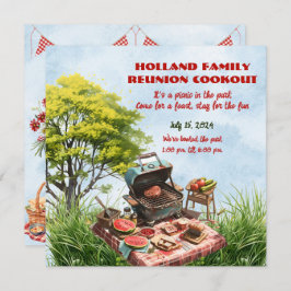 Invitación Reunión familiar en el parque