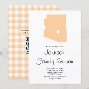 Invitación Reunión Familiar Melocotón Arizona