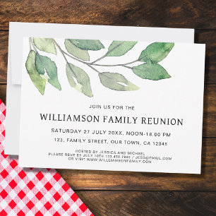 Invitación Reunión familiar moderna