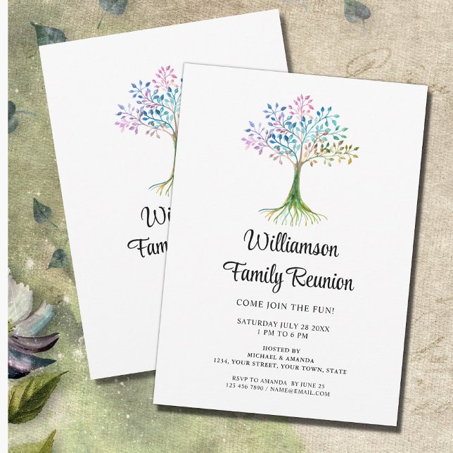 Invitación Reunión familiar moderna (Subido por el creador)