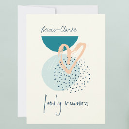 Invitación Reunión familiar moderna de Boho