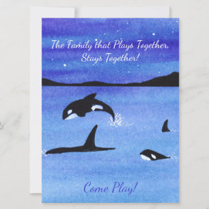 Invitación Reunión familiar Orca