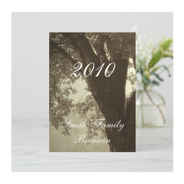 Invitación Reunión familiar... Tono antiguo de Sepia